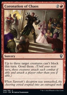 Coronation of Chaos⁣ - Commander Legends: Battle for Baldur's Gate⁣ (Common)⁣ [168]