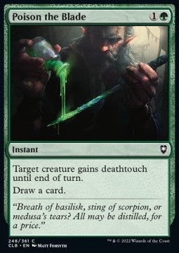 Poison the Blade⁣ - Commander Legends: Battle for Baldur's Gate⁣ (Common)⁣ [248]