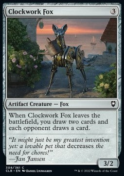 Clockwork Fox⁣ - Commander Legends: Battle for Baldur's Gate⁣ (Common)⁣ [308]