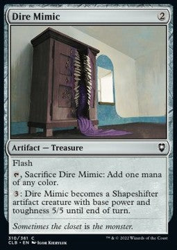 Dire Mimic⁣ - Commander Legends: Battle for Baldur's Gate⁣ (Common)⁣ [310]