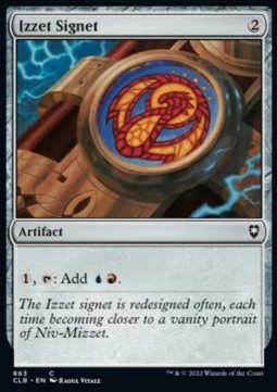 Izzet Signet⁣ - Commander Legends: Battle for Baldur's Gate: Extras⁣ (Common)⁣ [863]