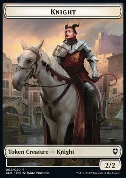 Knight Token (W 2/2) // Treasure Token⁣ - Commander Legends: Battle for Baldur's Gate: Extras⁣ (Token)⁣ [T 2/17]