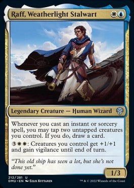 Raff, Weatherlight Stalwart⁣ - Dominaria United⁣ (Uncommon)⁣ [212]