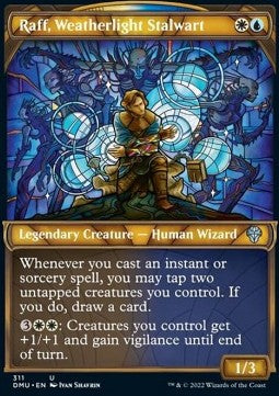 Raff, Weatherlight Stalwart (V.1)⁣ - Dominaria United: Extras⁣ (Uncommon)⁣ [311]