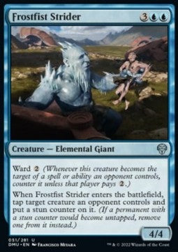 Frostfist Strider⁣ - Dominaria United⁣ (Uncommon)⁣ [51]