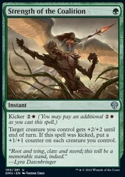 Strength of the Coalition⁣ - Dominaria United⁣ (Uncommon)⁣ [180]