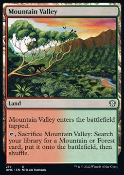 Mountain Valley⁣ - Commander: Dominaria United⁣ (Uncommon)⁣ [219]