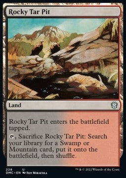 Rocky Tar Pit⁣ - Commander: Dominaria United⁣ (Uncommon)⁣ [228]