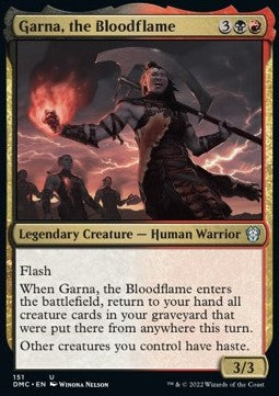 Garna, the Bloodflame⁣ - Commander: Dominaria United⁣ (Uncommon)⁣ [151]