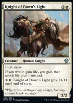 Knight of Dawn's Light⁣ - Dominaria United⁣ (Uncommon)⁣ [23]