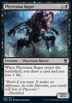 Phyrexian Rager⁣ - Dominaria United⁣ (Common)⁣ [99]