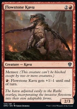 Flowstone Kavu⁣ - Dominaria United⁣ (Common)⁣ [125]