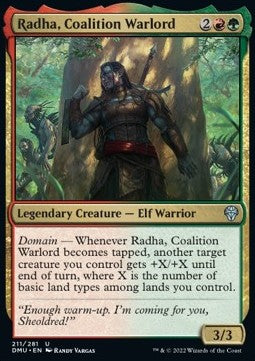 Radha, Coalition Warlord⁣ - Dominaria United⁣ (Uncommon)⁣ [211]