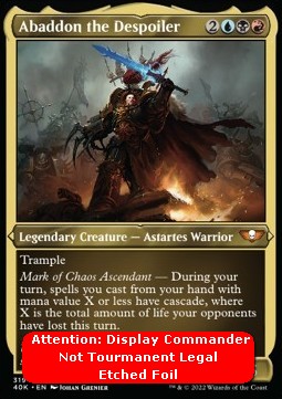Abaddon the Despoiler (V.4)⁣ - Universes Beyond: Warhammer 40,000⁣ (Special)⁣ [319]