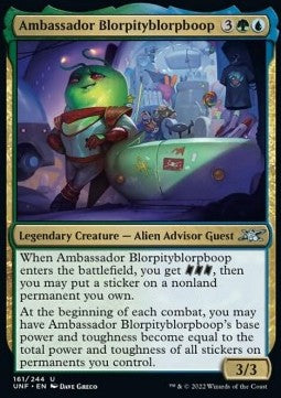 Ambassador Blorpityblorpboop⁣ - Unfinity⁣ (Uncommon)⁣ [161]