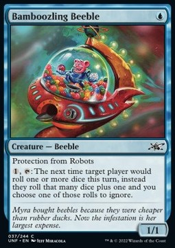 Bamboozling Beeble⁣ - Unfinity⁣ (Common)⁣ [37]
