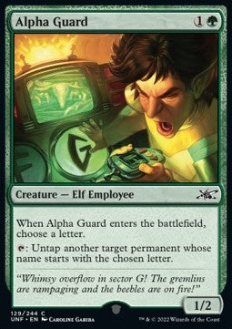 Alpha Guard⁣ - Unfinity⁣ (Common)⁣ [129]
