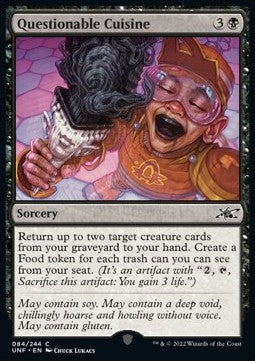 Questionable Cuisine⁣ - Unfinity⁣ (Common)⁣ [84]