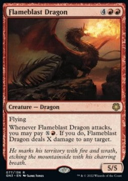 Flameblast Dragon⁣ - Game Night: Free For All⁣ (Rare)⁣ [77]