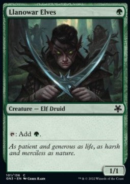 Llanowar Elves⁣ - Game Night: Free For All⁣ (Common)⁣ [101]