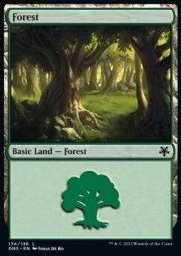 Forest (V.1)⁣ - Game Night: Free For All⁣ (Land)⁣ [134]