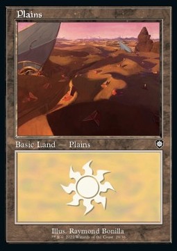 Plains (V.1)⁣ - Commander: The Brothers' War⁣ (Land)⁣ [29]