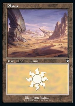 Plains (V.2)⁣ - Commander: The Brothers' War⁣ (Land)⁣ [30]