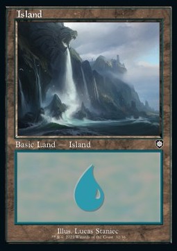Island (V.2)⁣ - Commander: The Brothers' War⁣ (Land)⁣ [32]