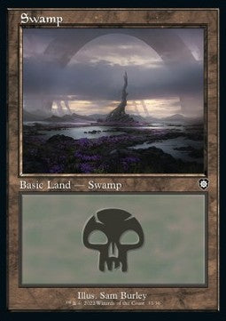 Swamp (V.1)⁣ - Commander: The Brothers' War⁣ (Land)⁣ [33]
