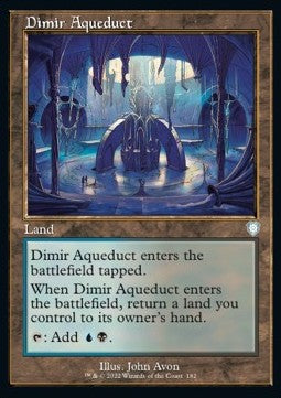 Dimir Aqueduct⁣ - Commander: The Brothers' War⁣ (Uncommon)⁣ [182]