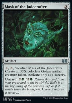 Mask of the Jadecrafter⁣ - The Brothers' War⁣ (Uncommon)⁣ [201]