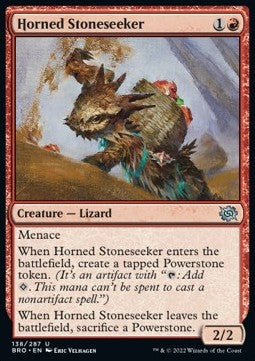 Horned Stoneseeker⁣ - The Brothers' War⁣ (Uncommon)⁣ [138]