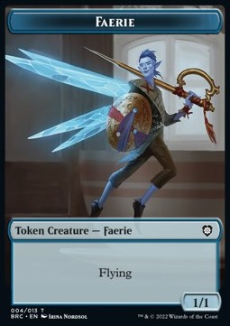 Faerie Token (U 1/1) // Thopter Token (A 1/1)⁣ - Commander: The Brothers' War: Extras⁣ (Token)⁣ [T 4/10]