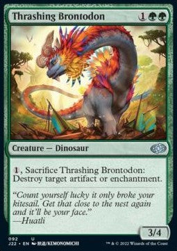 Thrashing Brontodon⁣ - Jumpstart 2022⁣ (Uncommon)⁣ [92]