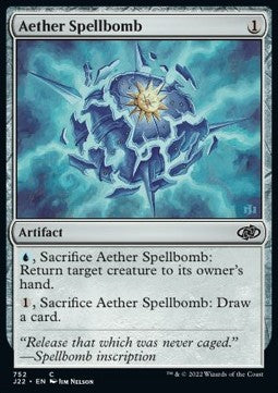 Aether Spellbomb⁣ - Jumpstart 2022⁣ (Common)⁣ [752]