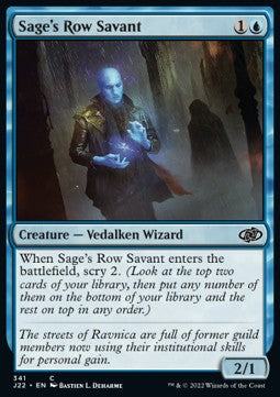Sage's Row Savant⁣ - Jumpstart 2022⁣ (Common)⁣ [341]