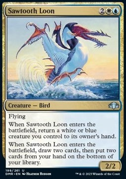 Sawtooth Loon⁣ - Dominaria Remastered⁣ (Uncommon)⁣ [199]