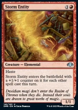 Storm Entity⁣ - Dominaria Remastered⁣ (Uncommon)⁣ [142]