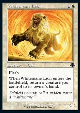 Whitemane Lion - Dominaria Remastered: Extras (Common) [XDMR-277]