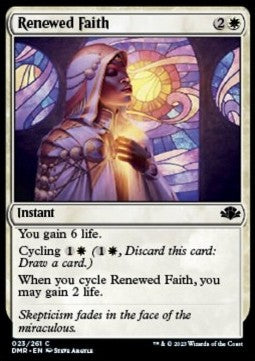 Renewed Faith⁣ - Dominaria Remastered⁣ (Common)⁣ [23]