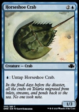 Horseshoe Crab⁣ - Dominaria Remastered⁣ (Common)⁣ [55]