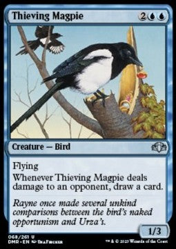 Thieving Magpie⁣ - Dominaria Remastered⁣ (Uncommon)⁣ [68]