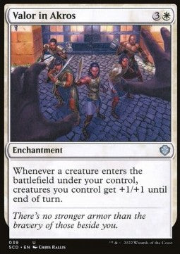 Valor in Akros⁣ - Starter Commander Decks⁣ (Uncommon)⁣ [39]