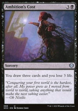 Ambition's Cost⁣ - Starter Commander Decks⁣ (Uncommon)⁣ [66]