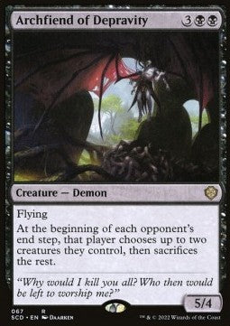 Archfiend of Depravity⁣ - Starter Commander Decks⁣ (Rare)⁣ [67]
