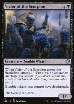 Vizier of the Scorpion⁣ - Starter Commander Decks⁣ (Uncommon)⁣ [119]