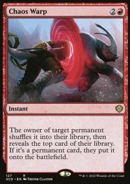 Chaos Warp⁣ - Starter Commander Decks⁣ (Rare)⁣ [127]