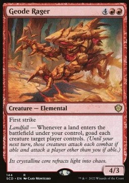 Geode Rager⁣ - Starter Commander Decks⁣ (Rare)⁣ [144]
