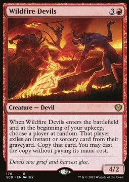 Wildfire Devils⁣ - Starter Commander Decks⁣ (Rare)⁣ [170]