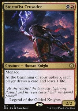 Stormfist Crusader⁣ - Starter Commander Decks⁣ (Rare)⁣ [247]